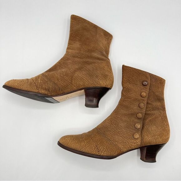 Banana Republic Clothing Co Leather Ankle Boots Made in Italy 6.5 - Picture 4 of 16